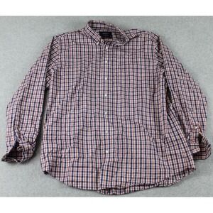 Charles Tyrwhitt Shirt Mens XL Weekend Classic Fit Button Up Plaid Long Sleeve